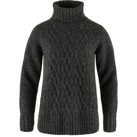 Chandail manches longues Ovik Cable Knit Roller Neck - Femme