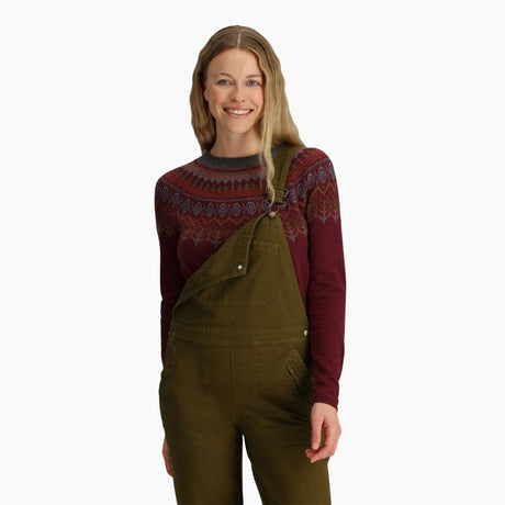 Chandail manches longues Westlands Fairisle - Femme